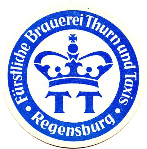 regensburg r-by thurn rund 2a (185-tt mit krone-rand schmal-blau)